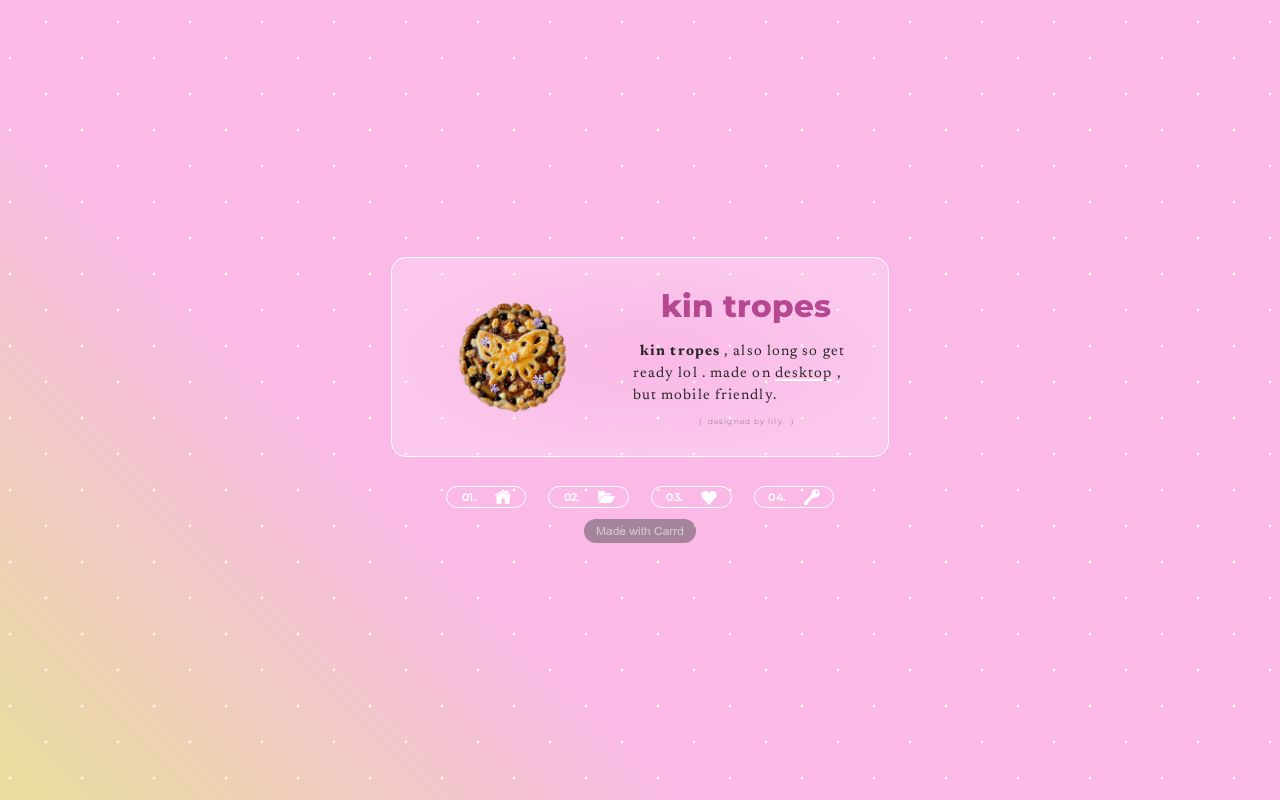 Carrd profile picture for @tramp